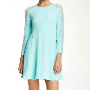 CeCe by Cynthia Steffe Lace sleeve cocktail dress